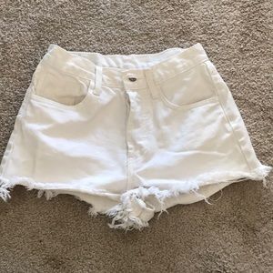 high wasted brandy melville shorts